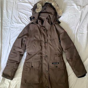 Canada Goose Trillium Parka Jacket - Brown/Gray